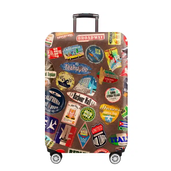 Housse pour valise Souvenirs de voyage 1