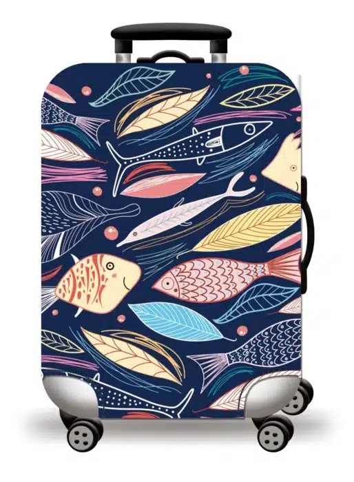 Housse pour valise Poissons 1