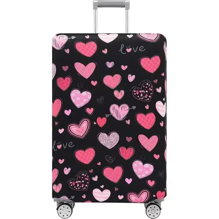 Housse pour valise Coeurs 1