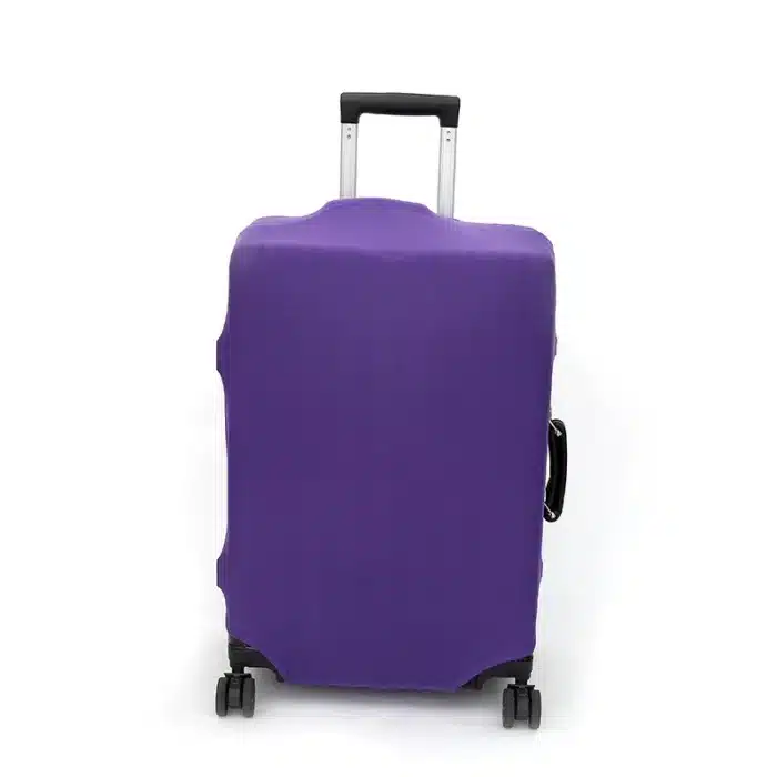 Housse de valise élastique violette 1