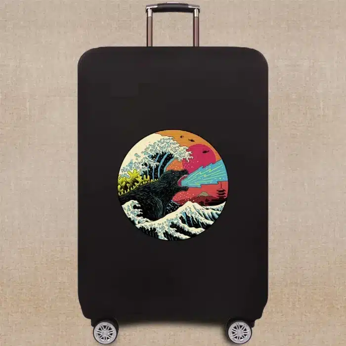 Housse de valise La grande vague 3