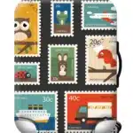 Housse de valise Timbres 1