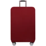 Housse de valise unie bordeaux 1