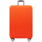 Housse de valise unie orange 1