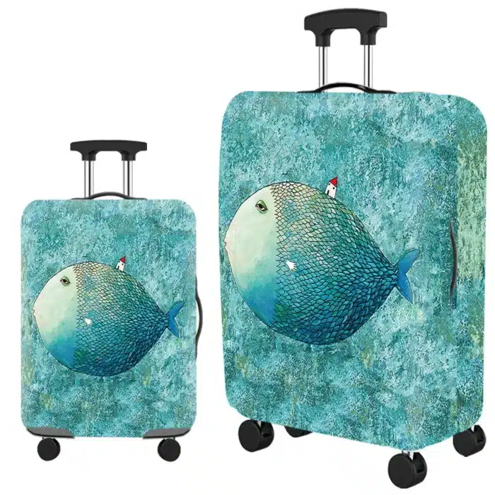 Housse de valise Poisson 1