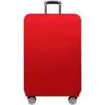 Housse de valise unie rouge 1