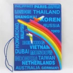Protege passeport Avion arc-en-ciel 1