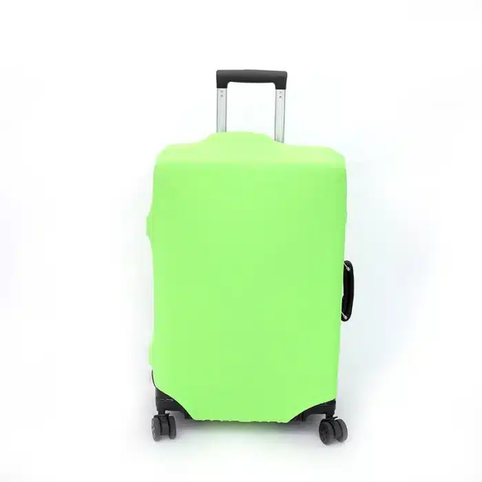 Housse de valise élastique verte 1