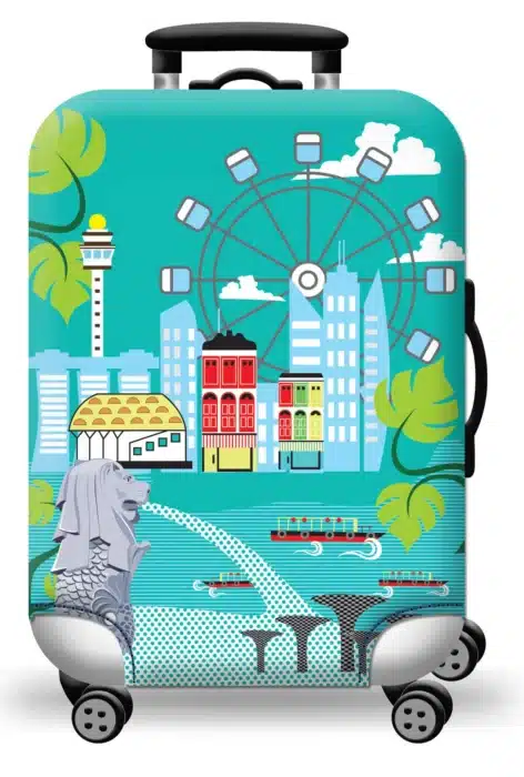 Housse de valise Singapour 1